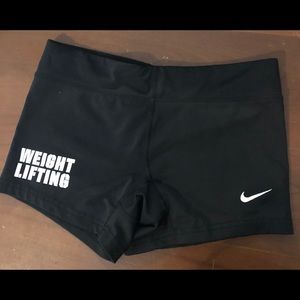 Nike weightlifting shorts